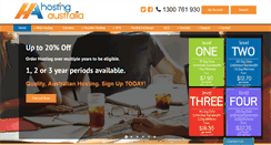 Desktop Screenshot of hosting-australia.com